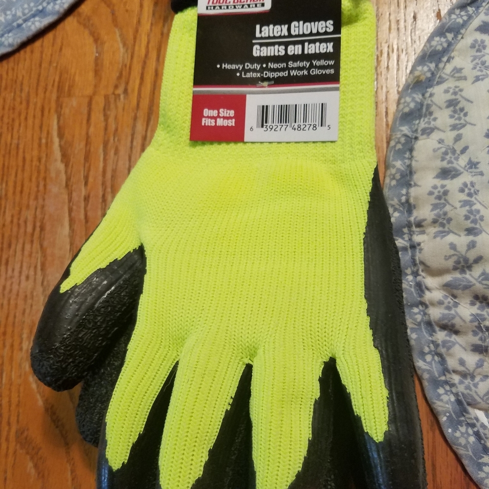 Tool bench Hardware latex gloves
*Heavy duty * neo